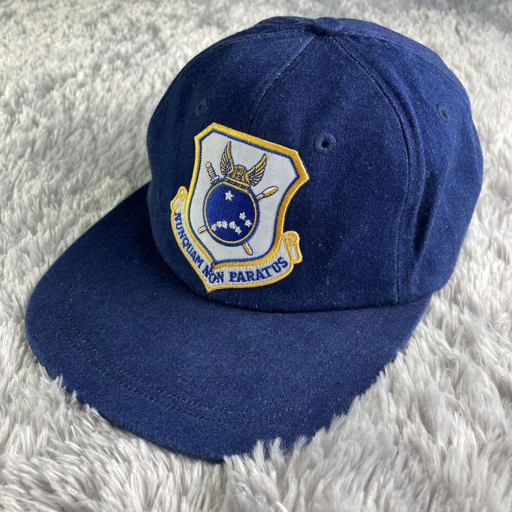 US Air Force Hat Cap Blue Adjustable 440th Airlift Wing Nunquam Non Paratus